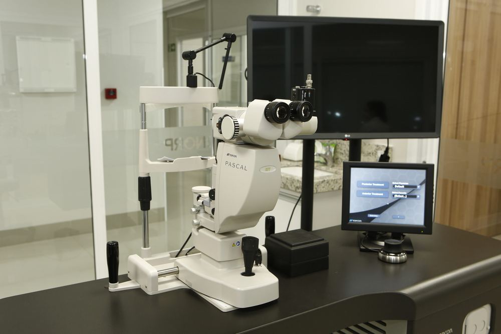 Equipamento de exame de glaucoma